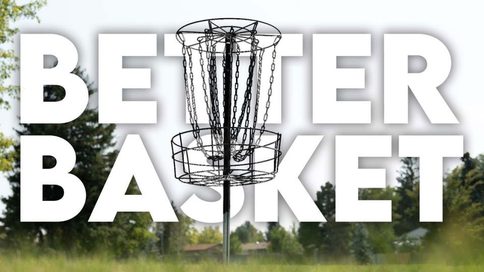 DIY Average Disc Golf Basket