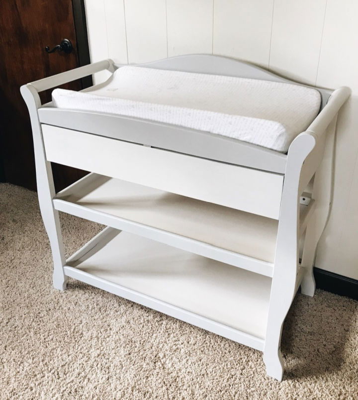 DIY Changing Table Makeover