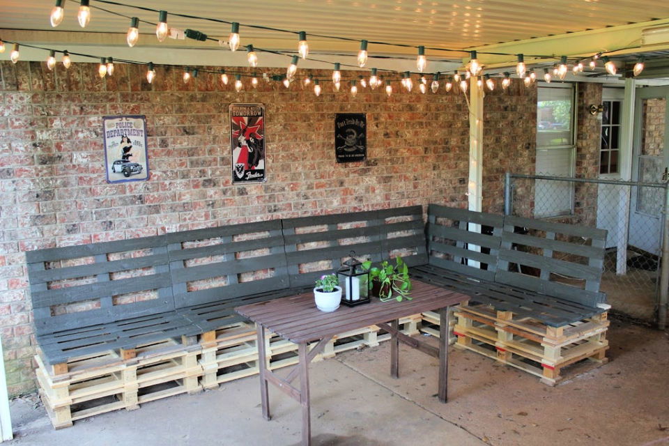 diy pallet deck furniture