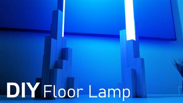DIY TikTok LED Floor Lamp