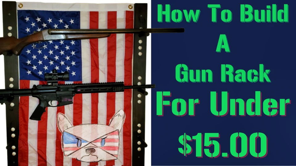 DIY Wall Mount Gun Rack