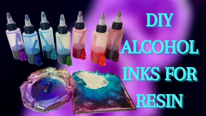Dollar Tree Alcohol Inks for Resin