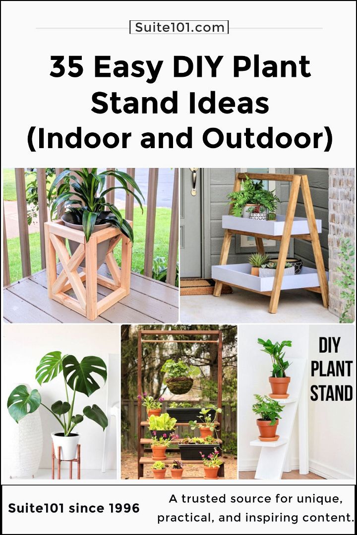 Easy DIY Plant Stand Ideas Indoor and Outdoor