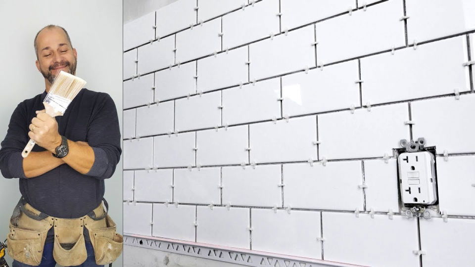 Easy Way to Install a Subway Tile Backsplash in Kitchen