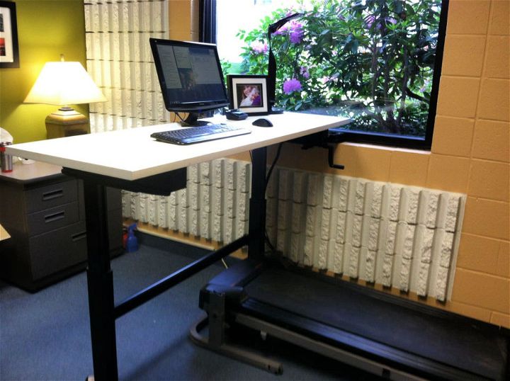 Homemade Standing and Treadmill Desk
