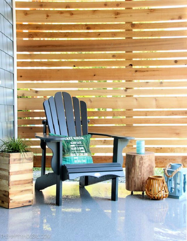 How to Build a Balcony Cedar Privacy Screen