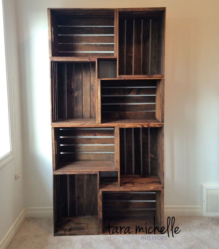 How to Build a Crate Bookshelf