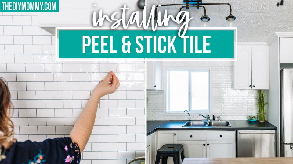 How to Install Peel and Stick Tile Backsplash