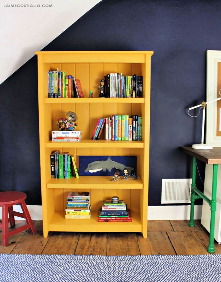 Make Your Own Cottage Style Bookshelf
