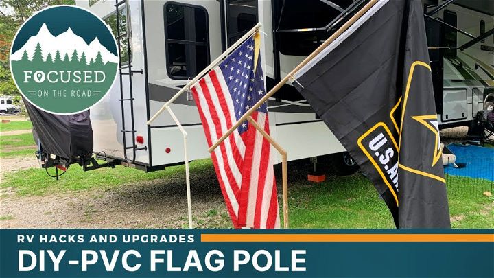 Making Flag Pole Out of PVC Pipe