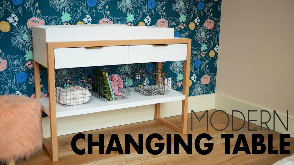 Homemade change clearance table