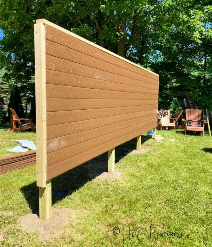Outdoor Privacy Screen Panels Step by Step Instructions
