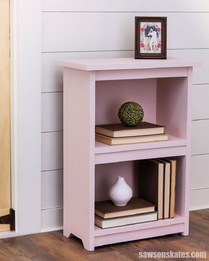 Small Wooden Bookshelf With Free Plan