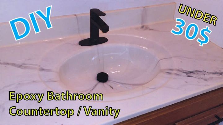 Bathroom Vanity Epoxy Countertop