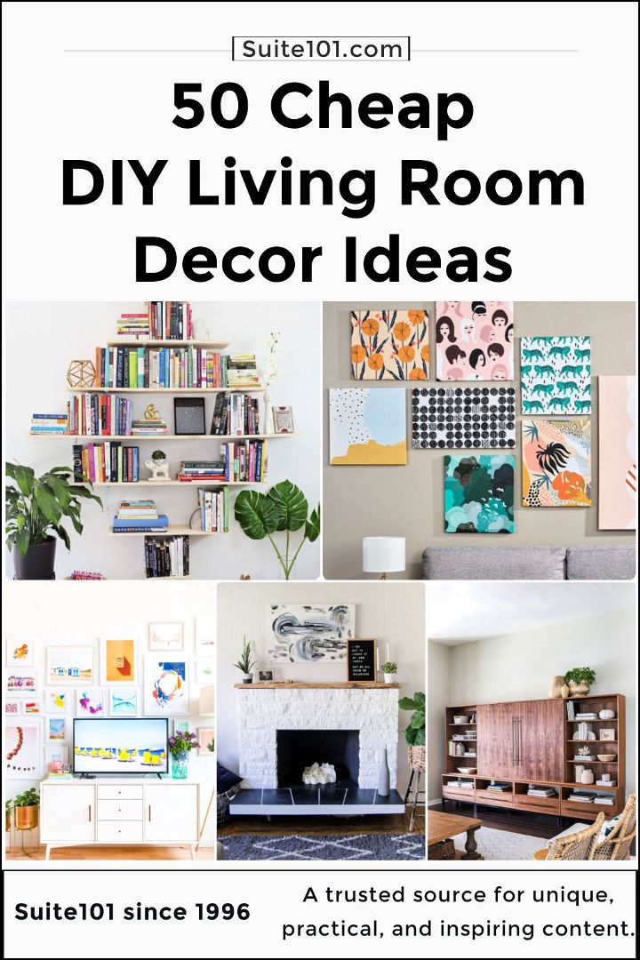 cheap diy living room decor ideas and projects