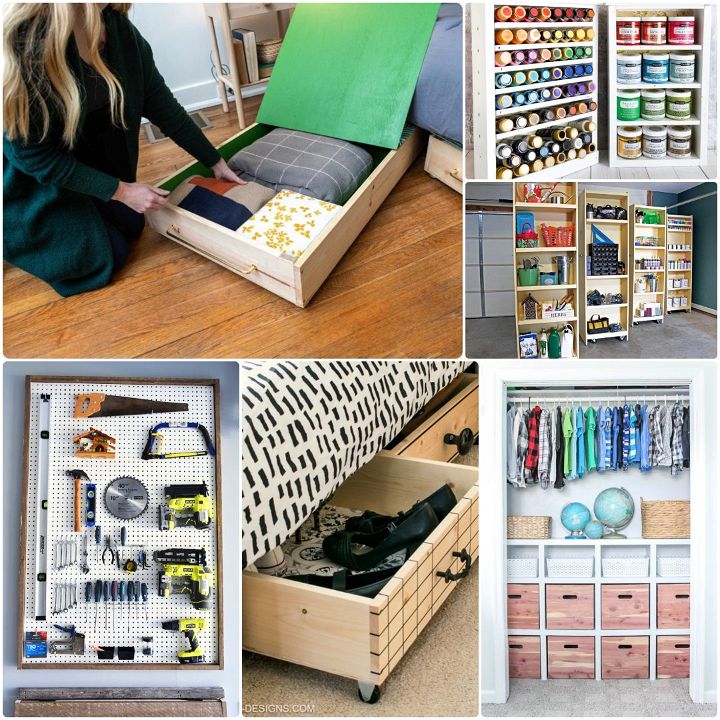 clever diy storage ideas and solutions to declutter your space