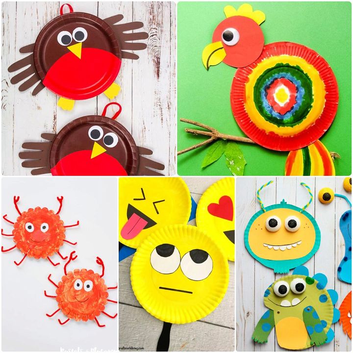 cute paper plate crafts for kids