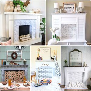 25 DIY Faux Fireplace Ideas: Build Your Own Fake Fireplace