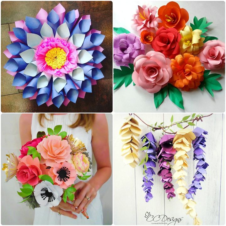 diy paper flowers 40 easy tutorials on how to make