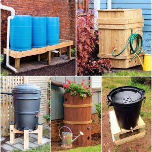 diy rain barrel ideas to save water