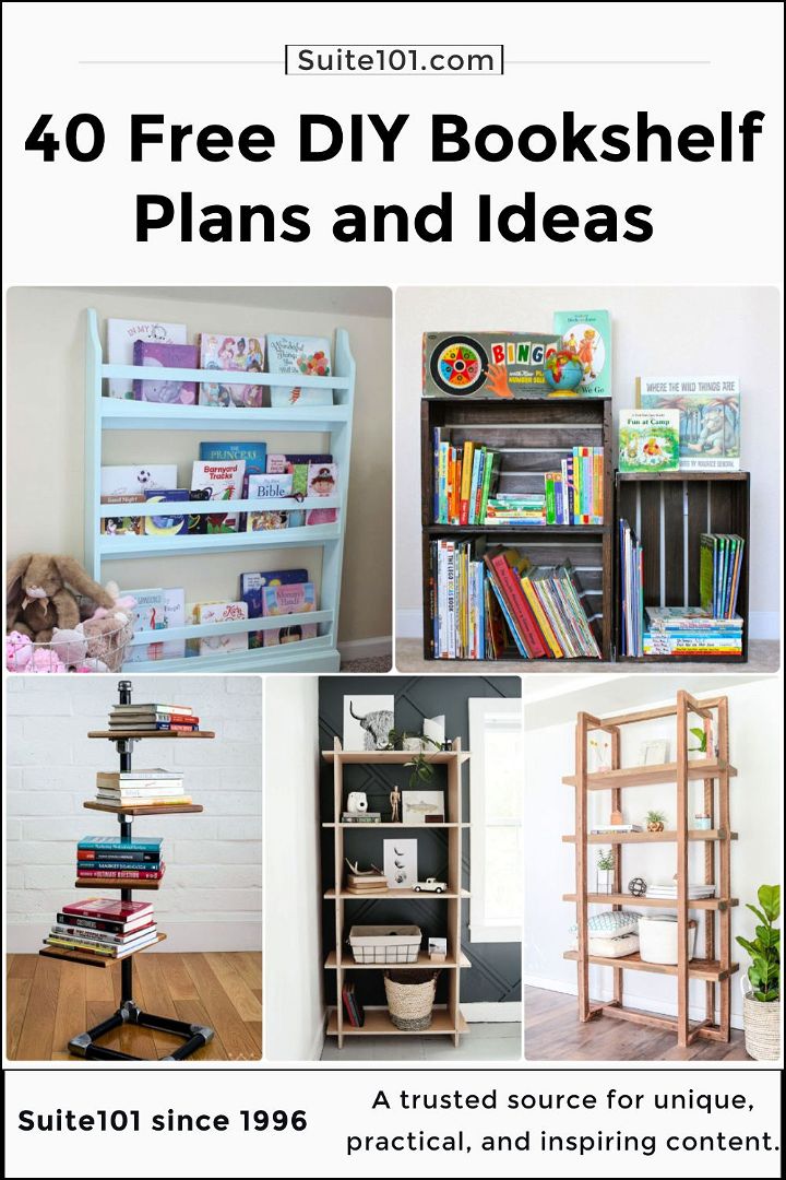 free diy bookshelf plans and ideas you can build 1