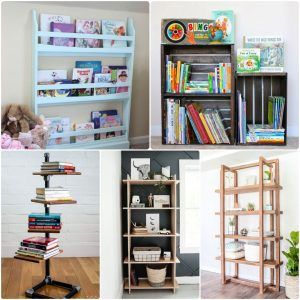 free diy bookshelf plans and ideas you can build