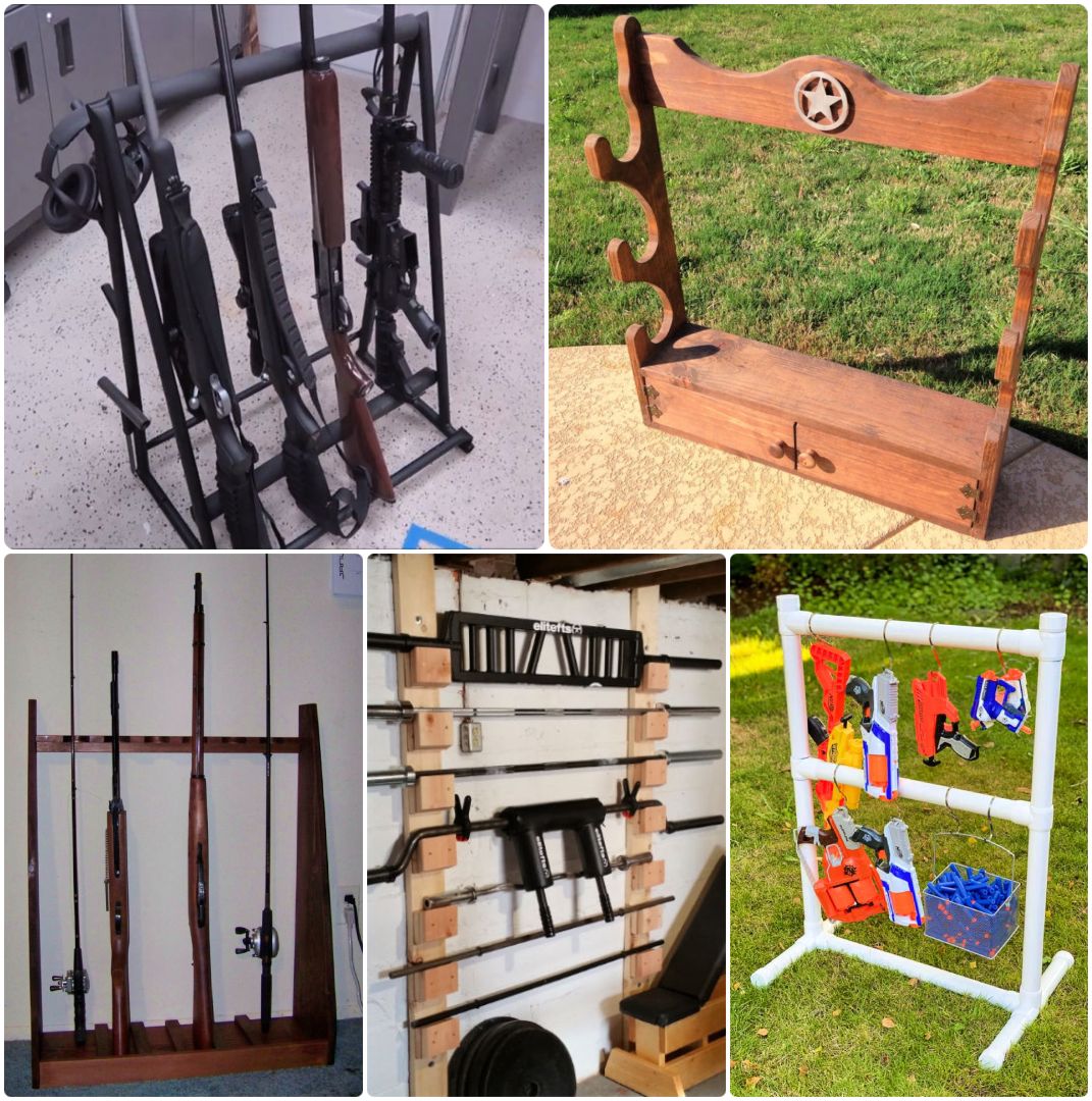 free diy gun rack plans you can build