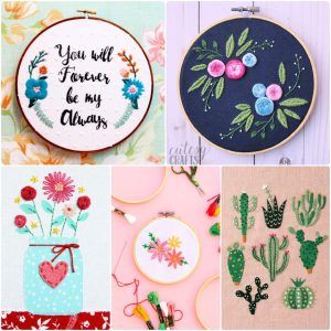 free flower embroidery patterns and designs