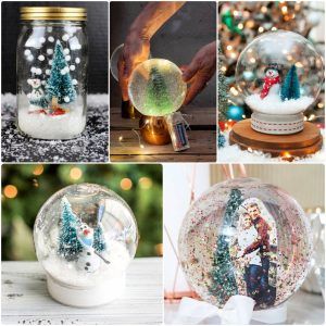 homemade diy snow globe ideas to make