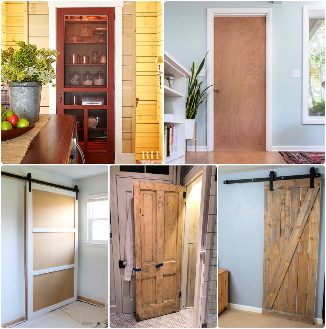 unique ways to hang a door