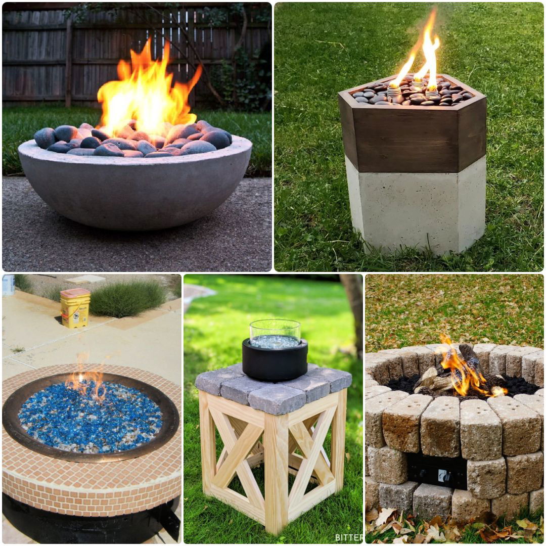 diy gas fire pit