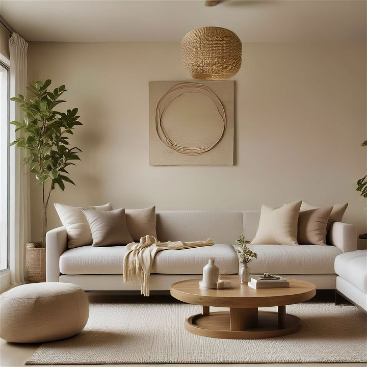 Zen inspired living space