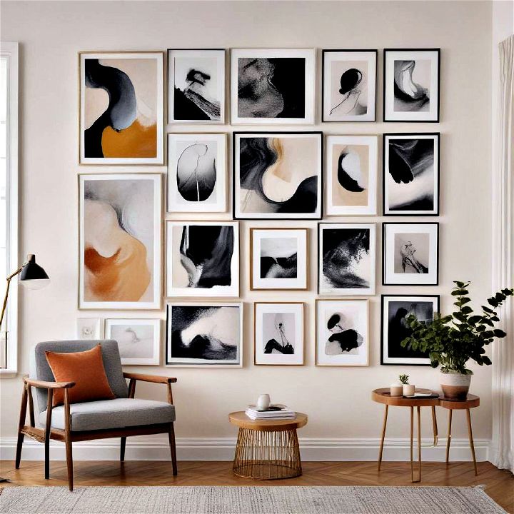abstract art with candid photographs