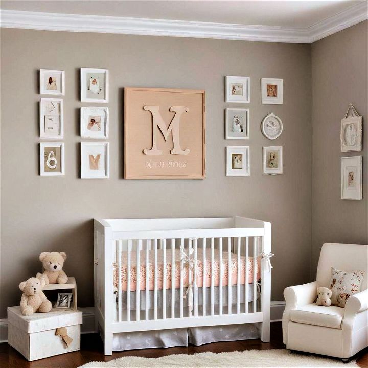 add personalized accents for baby’s room