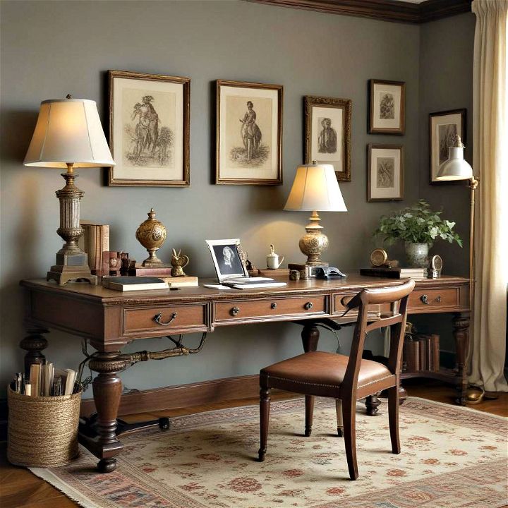 antique elegance home office
