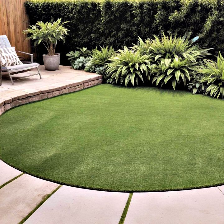 artificial grass for small backyard