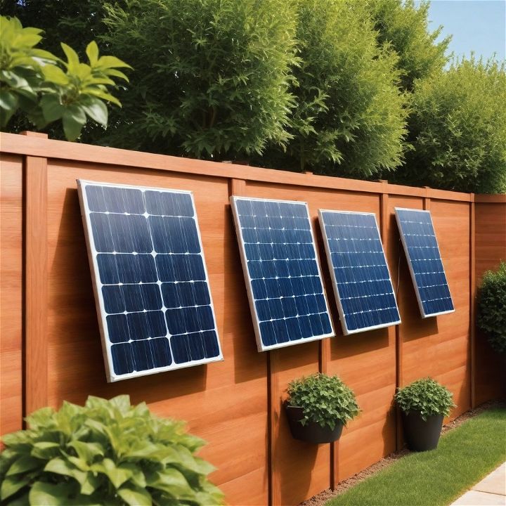 attaching solar panels to your fence