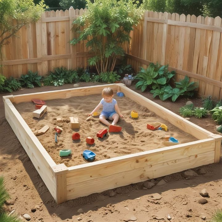 backyard children s sandbox
