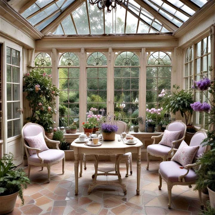 beautiful french country conservatory