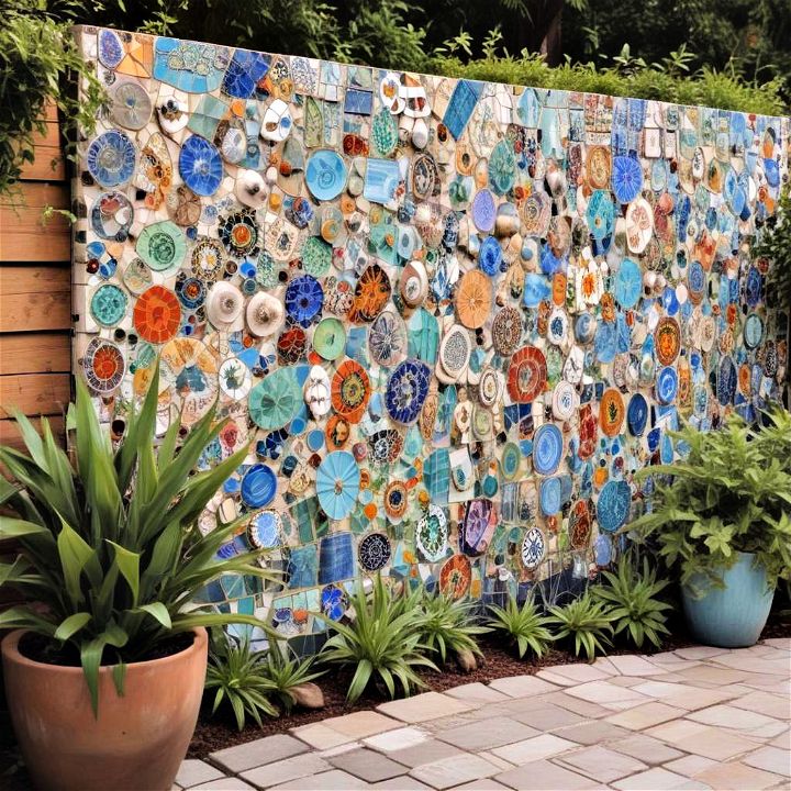 beautiful mosaic wall