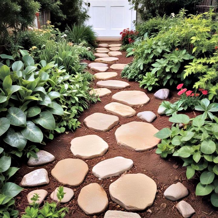 beautiful stepping stone path
