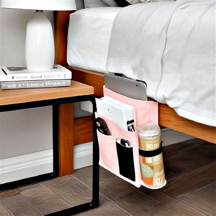 bedside caddy nightstand for small bedrooms bunk beds