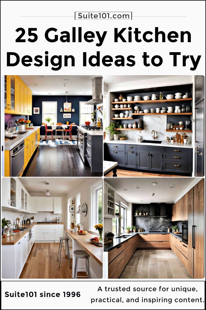 25 Galley Kitchen Ideas and Designs on A Budget - Suite 101