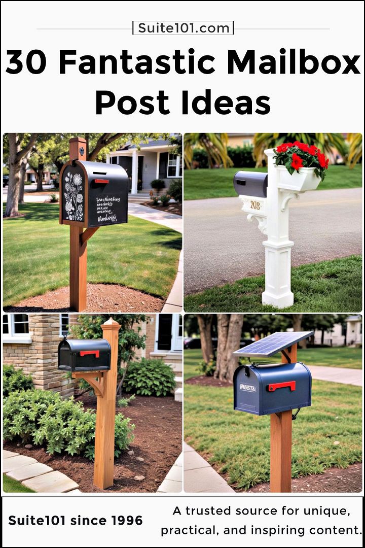 best mailbox post ideas