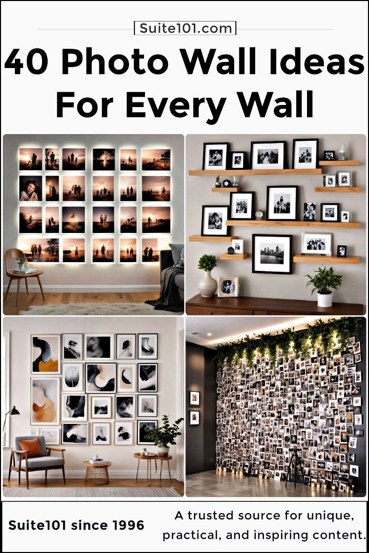 best photo wall ideas