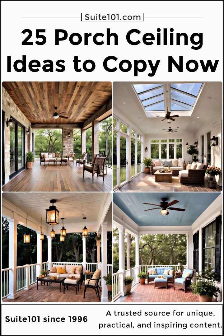 best porch ceiling ideas