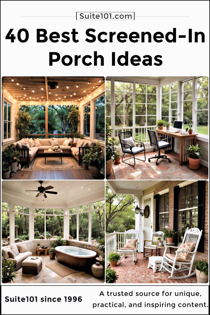 best screened in porch ideas