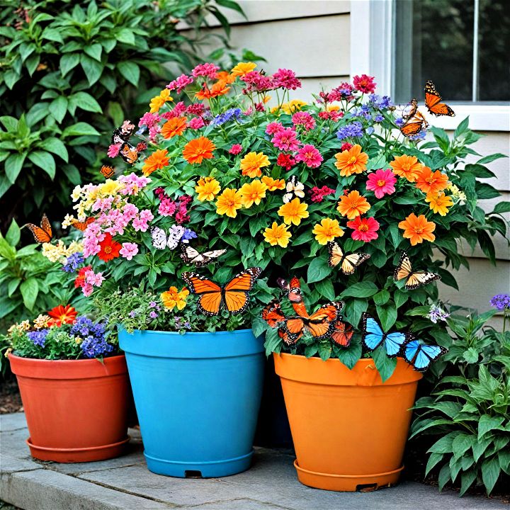 butterfly oasis container garden