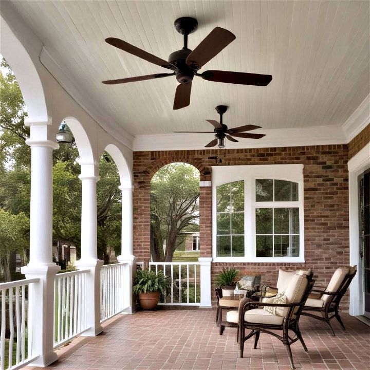 ceiling fans for the front porch