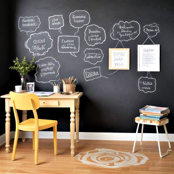 chalkboard paint for a creative and functional twist